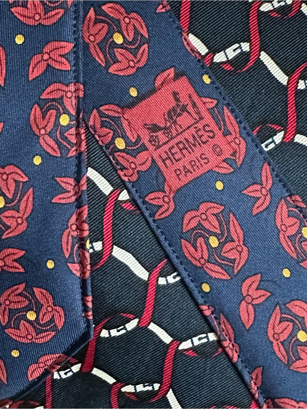 Hermes Tie Lumbar by Fili NY - Picture 3 of 5